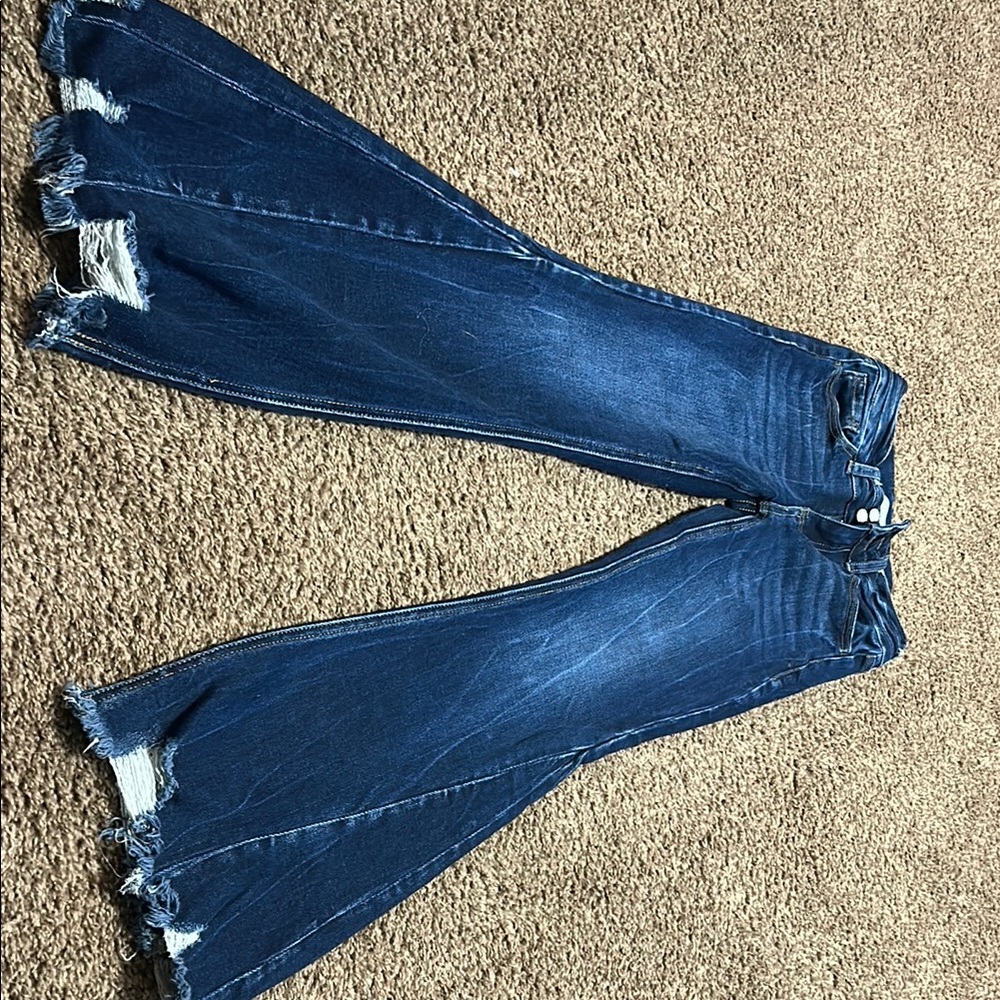 Girls High Rise Flare Kancan